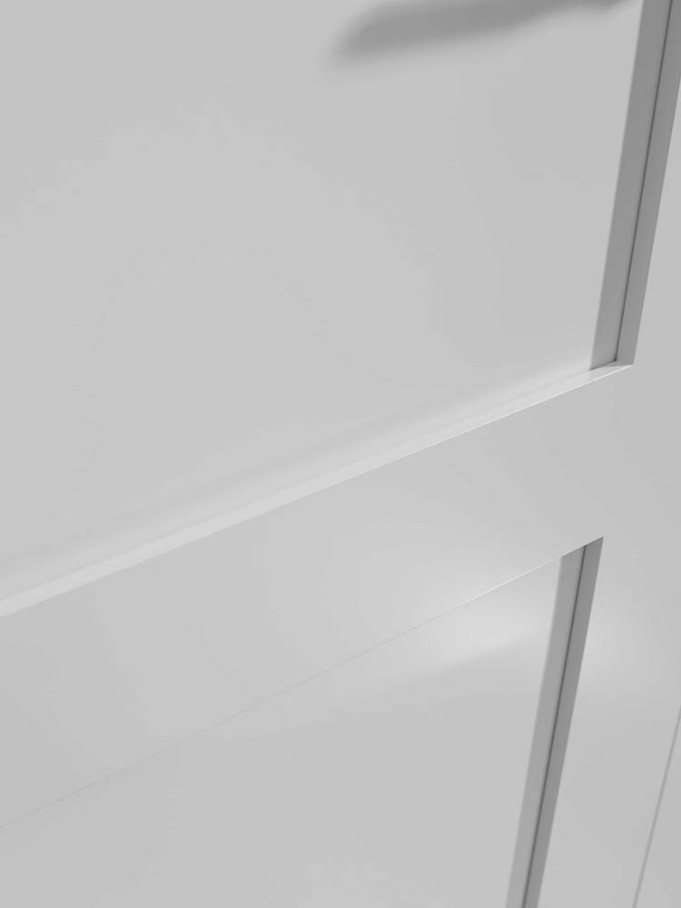 Classic interior door Seko 2F flat, white