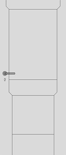 Classic interior door Collection Toscana 2F