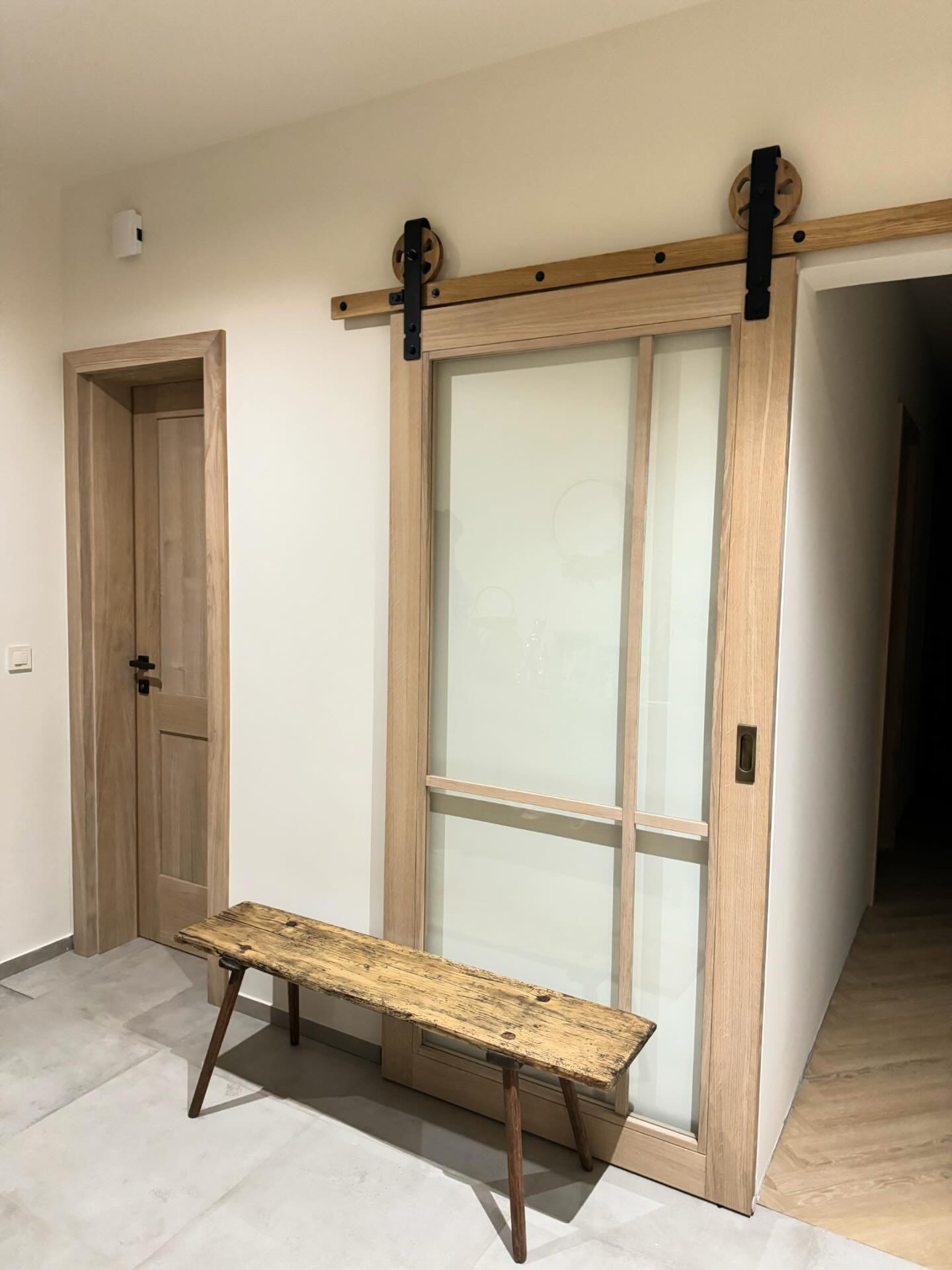 Classic interior door Seko 1F G LA special with sliding system WooDrive M