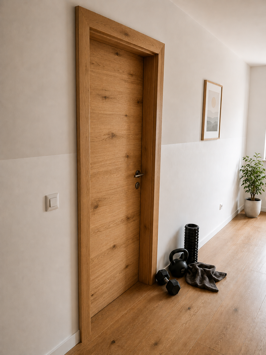 Notranja vrata Softline F - hrast grčast