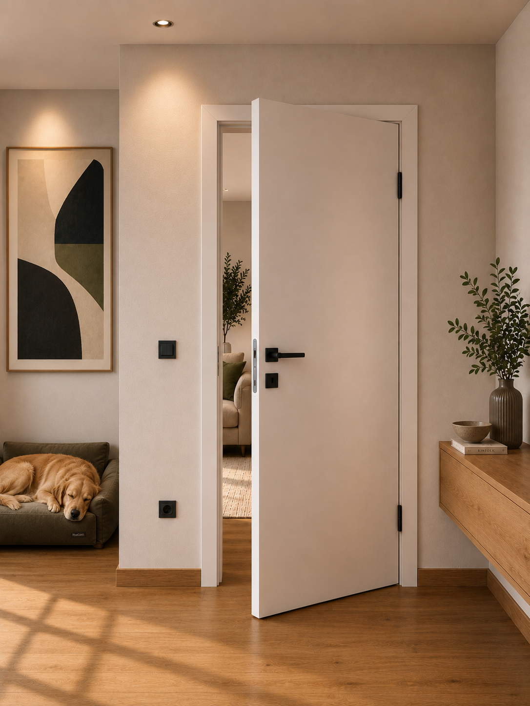 Notranja bela vrata Softline B